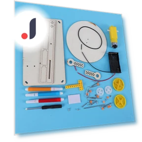 Creative Wooden Electric Plotter Drawing Robot STEM Model — Construction Kits, YDM Beauty Life