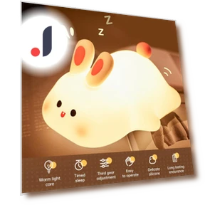 Cute Rabbit LED Night Light — Night Lights, Refreshing Home