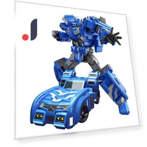 Mini Force Transformation Robot to Car Toys — Miniature Vehicles, Tamsin