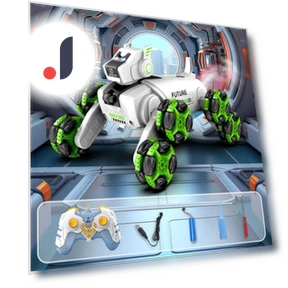 Radio-controlled Robot Dog Toy — Interactive Figures & Robots, RC-HCQL