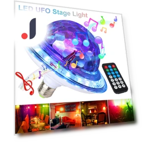 RGB E27 UFO BT Crystal Magic Ball LED Lamp — Kids' Lamps, KITCHEN-MALL