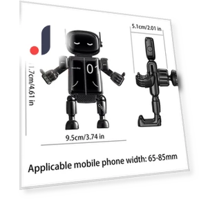 Robot Cell Phone Car Holder — Dashboard Installation Kits, A Surname Home