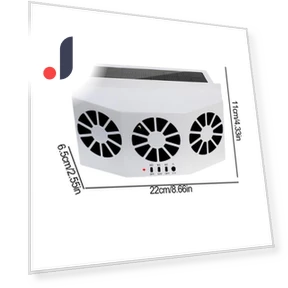 Silent Solar-Powered Exhaust Fan — Exhaust Fans, Rustic Elegance House