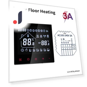 Smart Thermostat LCD Display Touch Screen — Home Climate Control, Build My Home