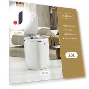 Smart Trash Can with UV Light — Kitchen Cans, Refreshing Home