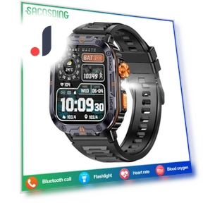 Smart Watch with Large Screen and Music Playback — Wearable Accessories, SACOSDING