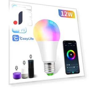 Smart WiFi LED Bulb with Brightness Adjustment — Smart Home Modules, Build My Home