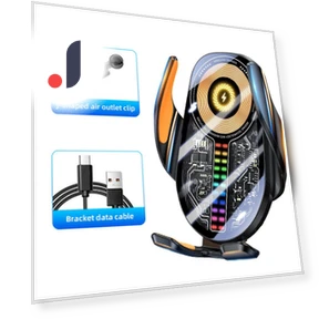 Smart Wireless Car Charging Stand — Dashboard Installation Kits, Auto Accessories Home