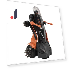 Transformable Toy Car Robot with Music and Light — Interactive Figures & Robots, ZY-Animal-N