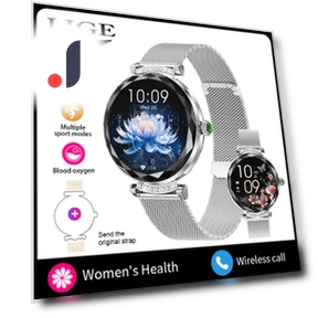 Women's Smart Watch with AMOLED HD Display — Wearable Accessories, LIGE