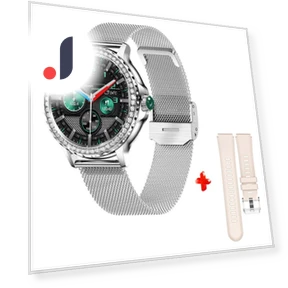 Women's Smart Watch with Diamond Bracelet — Smartwatches, ESTG