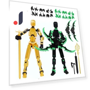 3D Printed Robot Figure with Accessories — Dolls & Figures, Play with You