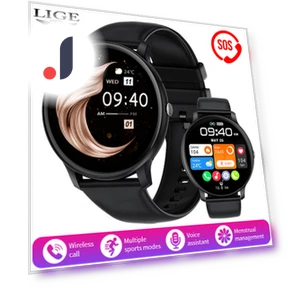 Bluetooth Smart Watch with Voice Assistant — Smartwatches, LIGE