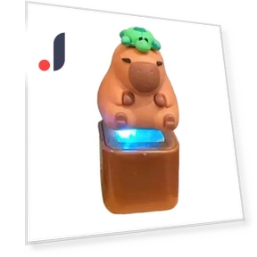 Capybara Fidget Keychain Keyboard — Blocks, Safety toy
