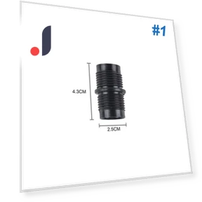Double Quick-Release Connector for Aquarium Water Control Valve Hose — , BigBee