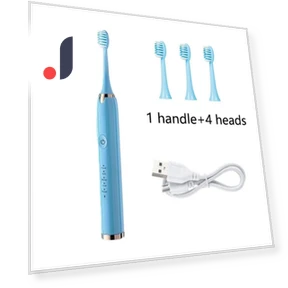Electric Toothbrush with Timer — Chargers, Light makeup
