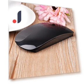 Ergonomic USB Wireless Thin Mouse with Touch Wheel — Computer Mice, Uav parts center
