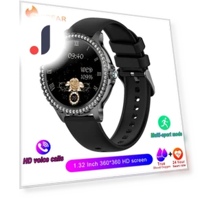 Fashionable Women's Smart Watch with True Blood Oxygen Monitoring — Wearable Accessories, Tiktop2