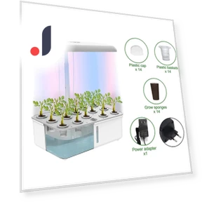 Hydroponics Growing System with LED Grow Light — Germination Kits, KITCHEN-MALL
