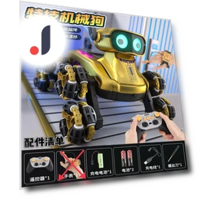 Intelligent Remote Control Robot Dog — Interactive Animal Companions, Plastic Toys