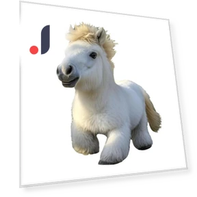 Realistic Robot Pony — Interactive Animal Companions, Happy Camp