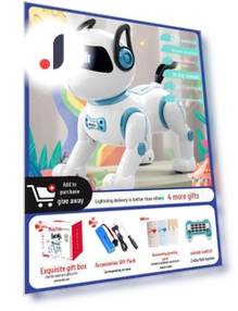 Smart Bionic Robot Dog — Interactive Figures & Robots, VantaGoods