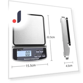 Smart Kitchen Scale with Calibration — Precision Weighing Solutions, DC-HOME Textile