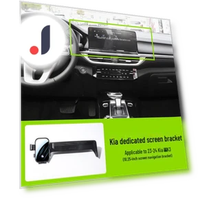 Smartphone Holder with Screen for Sports Car — Dashboard Installation Kits, StrideBox