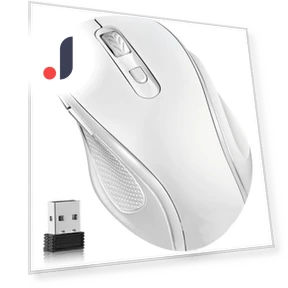 Wireless Ergonomic Silent Mouse — Computer Mice, Chic Interiors