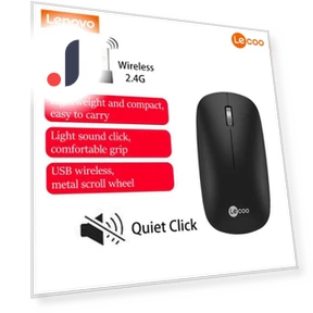 Wireless Silent Mouse — Computer Mice, Lenovo