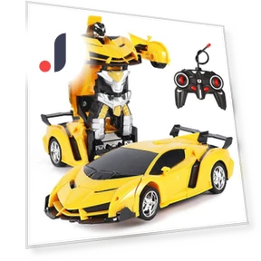 Electric Remote Control Car 2 in 1 — Interactive Figures & Robots, JJRC