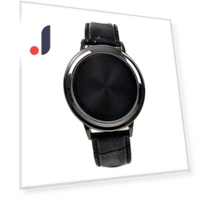 Fashionable Men's LED Touch Watch with Round Dial — Men's Timepieces, liannian