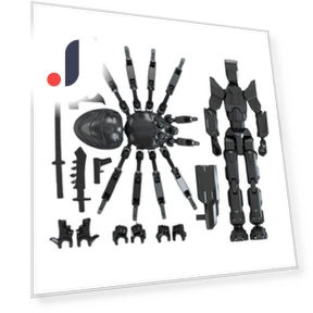 Robot Spider Figure with Accessories — Collectible Statues, Play with You