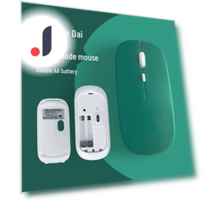 Silent Bluetooth Mouse with Dual Batteries — Keyboards, Smarter than future