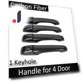 Smart Carbon Fiber Door Handle — Car Door Entry Guard