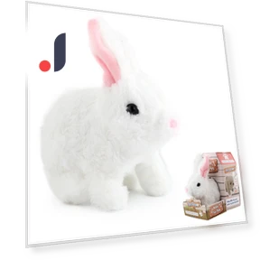 Smart Plush Bunny Toy — Interactive, Long nose