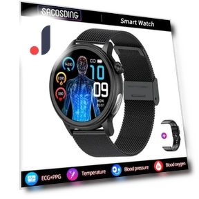Smart Watch with ECG + PPG Bluetooth Calling — Smartwatches, SACOSDING