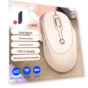 Bluetooth Mouse with Charging Function and Power Display — Mouse Pads, StrideBox