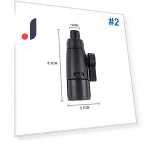 Double Quick-Release Connector for Aquarium Water Control Valve Hose — , BigBee