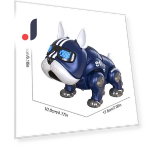 Interactive Smart Robotic Dog with Light-Up Toys — Interactive Animal Companions, Super Dream Home