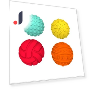 Magnetic Silicone Touch Ball — Blocks, SUNJOY HOUSE