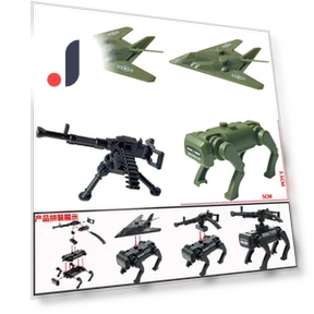 Military Stealth Drone Bionic Robot Dog — Construction Kits, Treasure Chest For Children