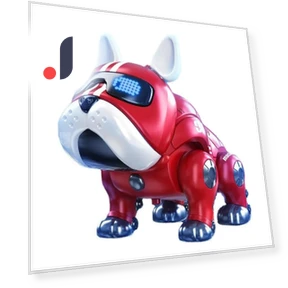 Musical Robot Dog Toy with Movable Head and Limbs — Interactive Animal Companions, HOME-Auto-001