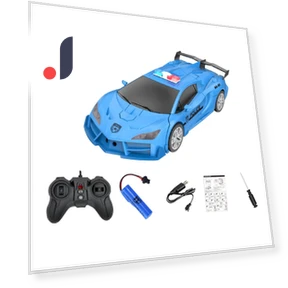 Remote Control Transforming Robot Car — Interactive Figures & Robots, KOBE777