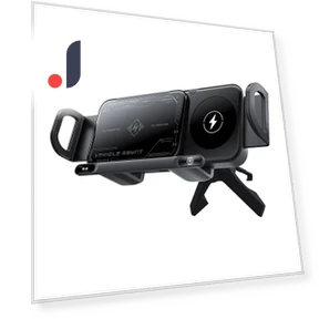 Rotating Touch Phone Holder with Fast Wireless Charging — Dashboard Installation Kits, Fast charging