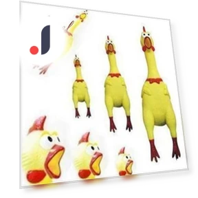 Smart Rubber Chicken Toy — Executive Desk, Zoeneed