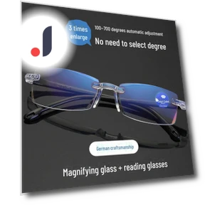 Smart Zoom Reading Glasses — Smart Glasses, AI Supermarket