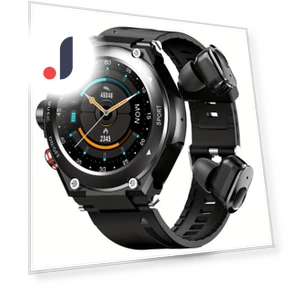 Smartwatch with Earbuds — Wearable Accessories, Rainbuvvy