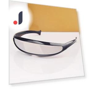 Unisex Robot Sunglasses with Laser Lenses — Eyewear Collection, kuanhong