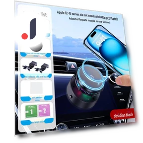 Wireless Fast Charging Car Mount — Dashboard Installation Kits, Simple Market